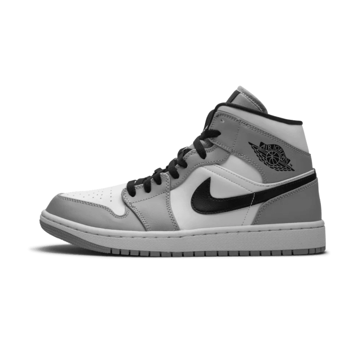 Air Jordan 1 Mid Light Smoke Grey - -