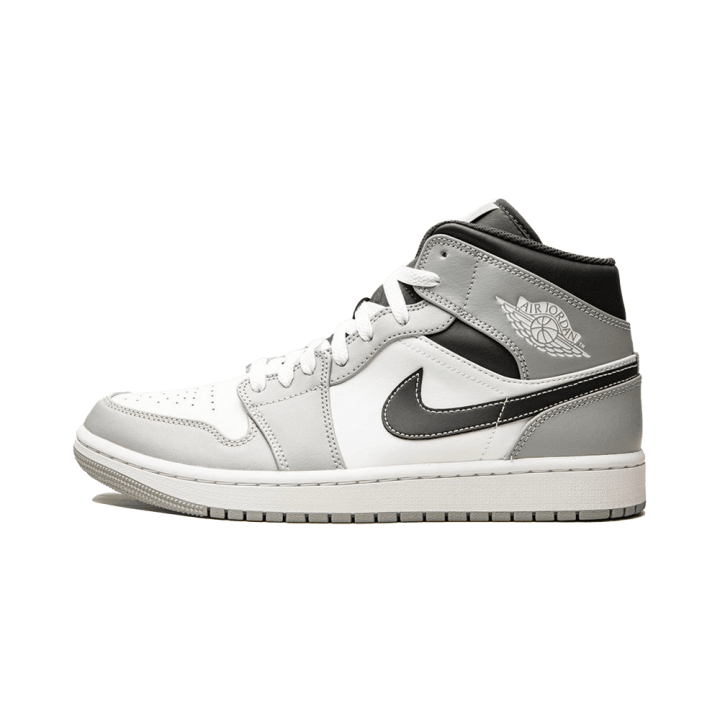 Air Jordan 1 Mid Light Smoke Grey Anthracite - -