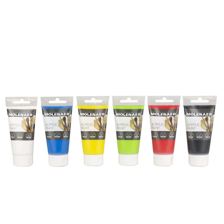 Molenaer Acrylic paint 6x75ml