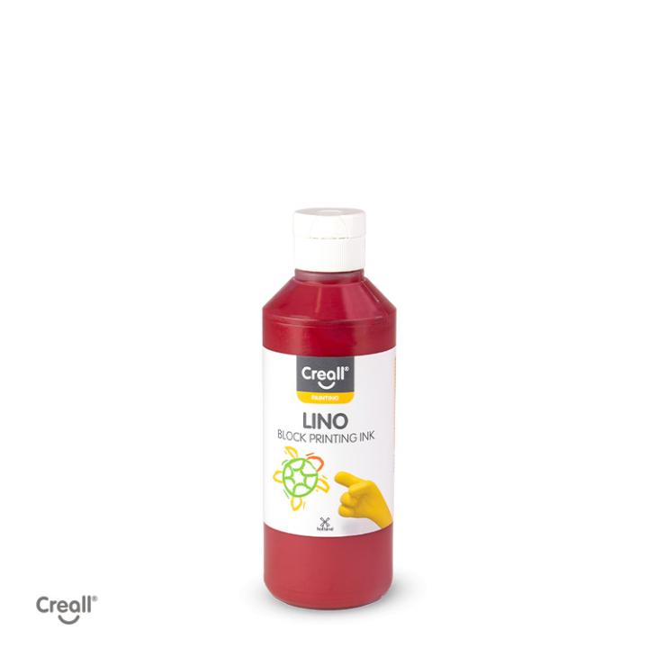 Creall Lino 250ml blockprintverf - donker rood