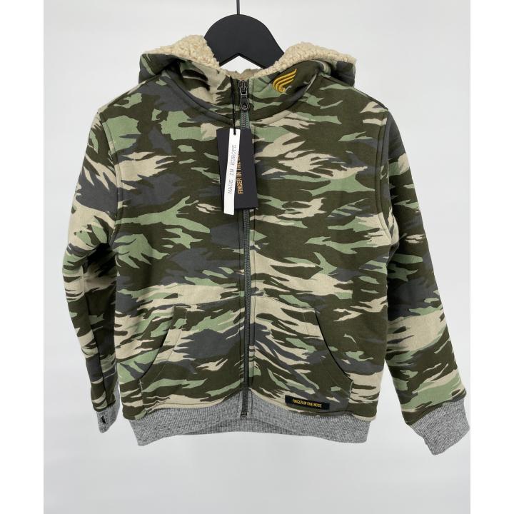 Vest Groen Camouflage Gevoerd Maat 122