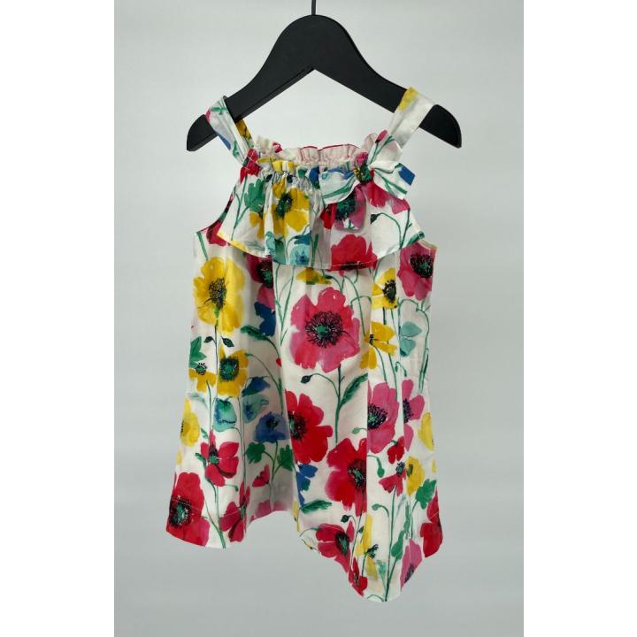 Jurk Bloemen Multicolor Maat 80