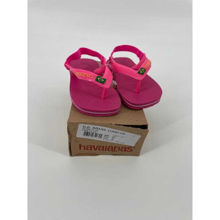 Baby Brazil Slippers Roze Maat 21