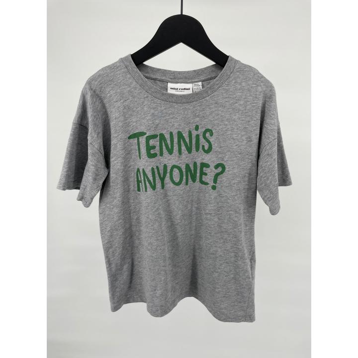 T-shirt Grijs Tennis Anyone Maat 140 / 146