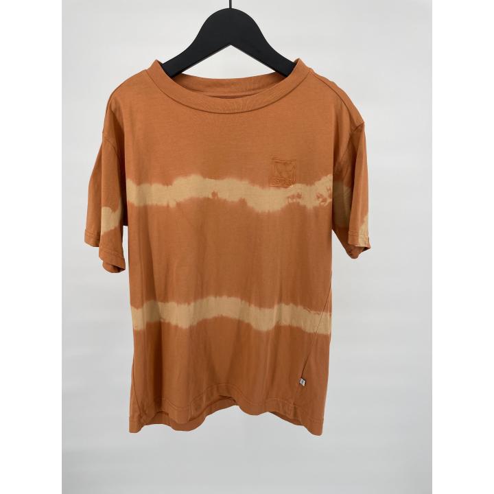 T-shirt Oranje Bruin Tie Dye Maat 140 / 146