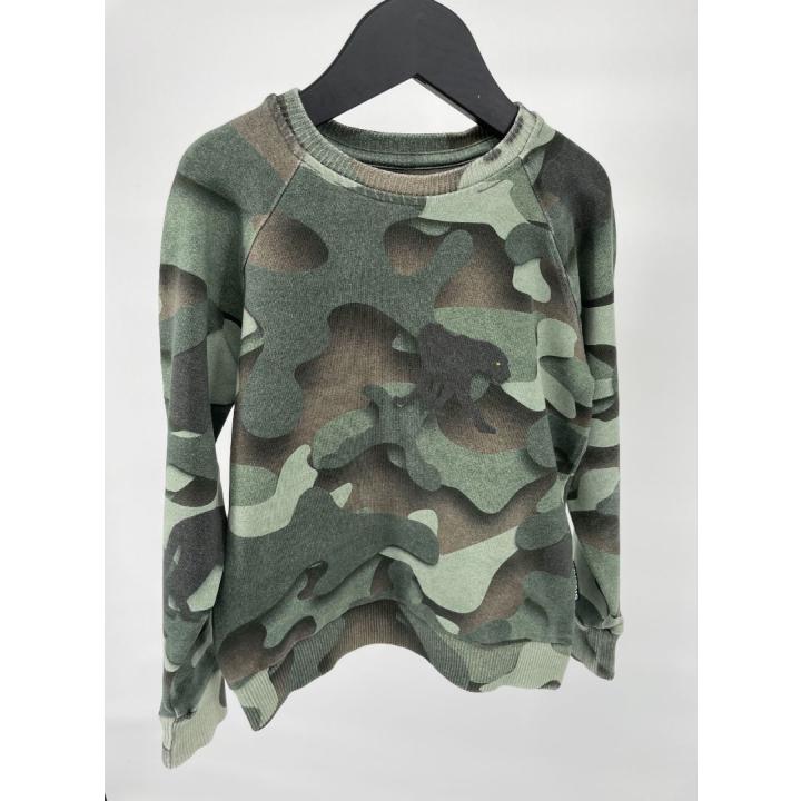 Trui Groen Camouflage Panter Maat 104