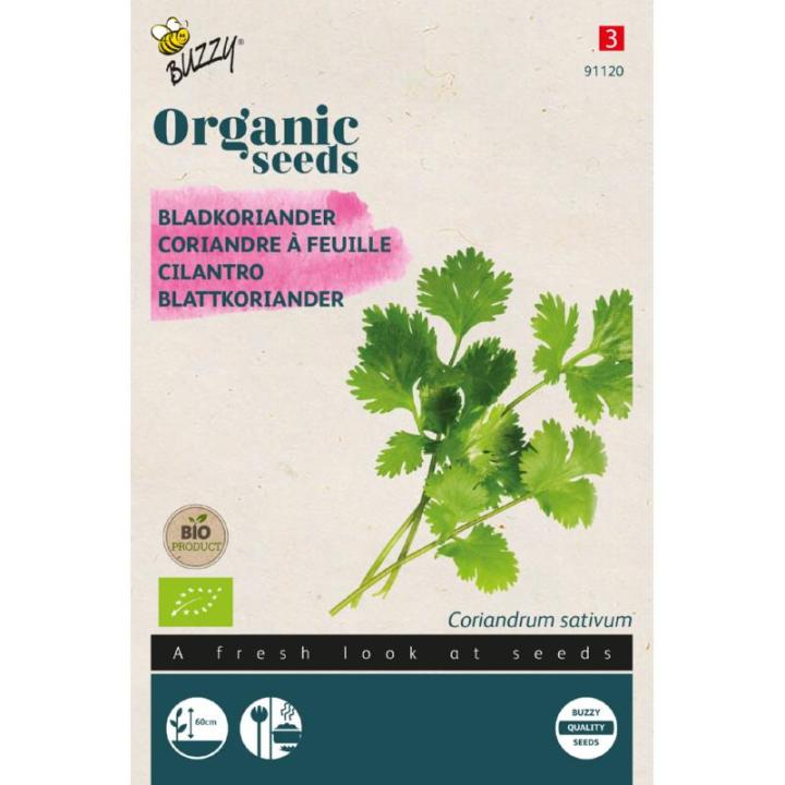 Buzzy® Organic Koriander (bladkoriander) (BIO)