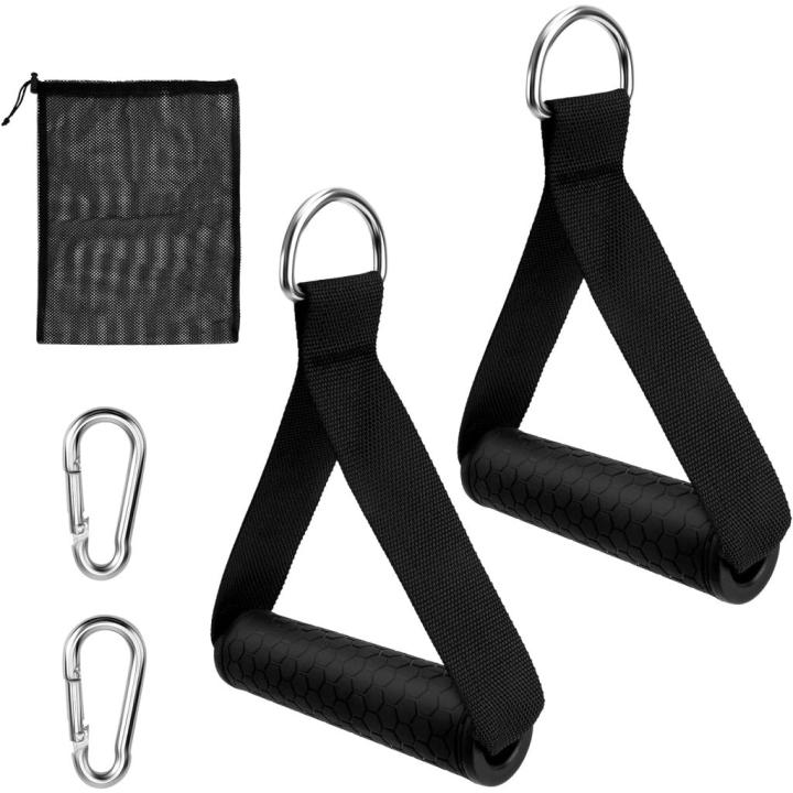 2 stuks weerstandsgrepen, trekgrepen, krachttraining, accessoires voor fitness en krachttraining, voor weerstandsband, sportschool, yoga