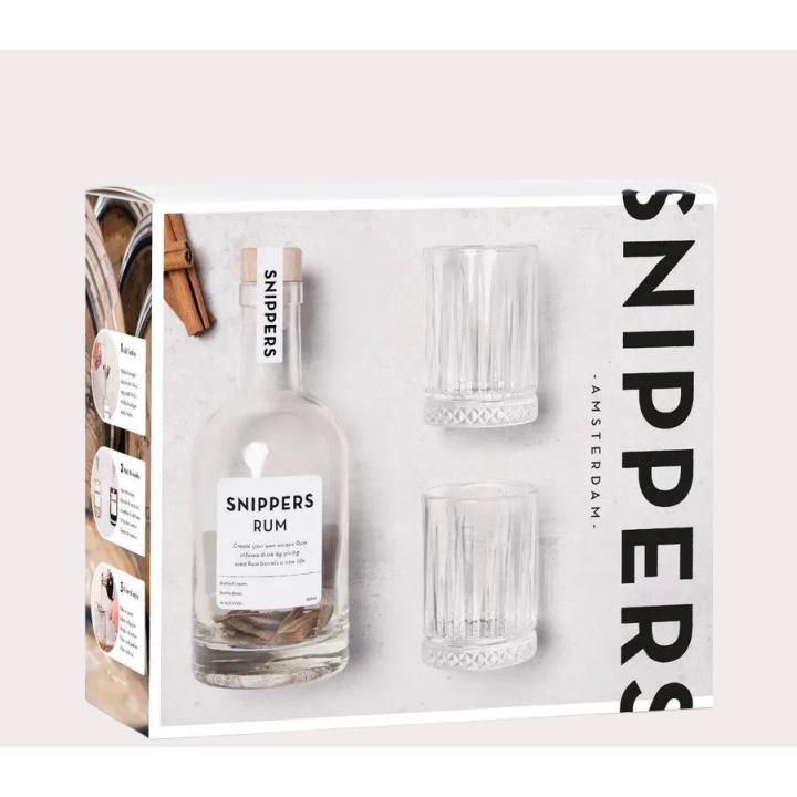 Snippers Geschenkbox Rum + 2 Glazen