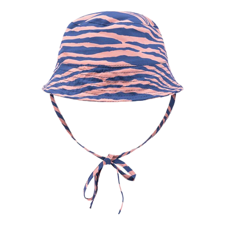 Swim Essentials  UV Zonnehoed  Blauw/Oranje Zebra - 1-2 jaar