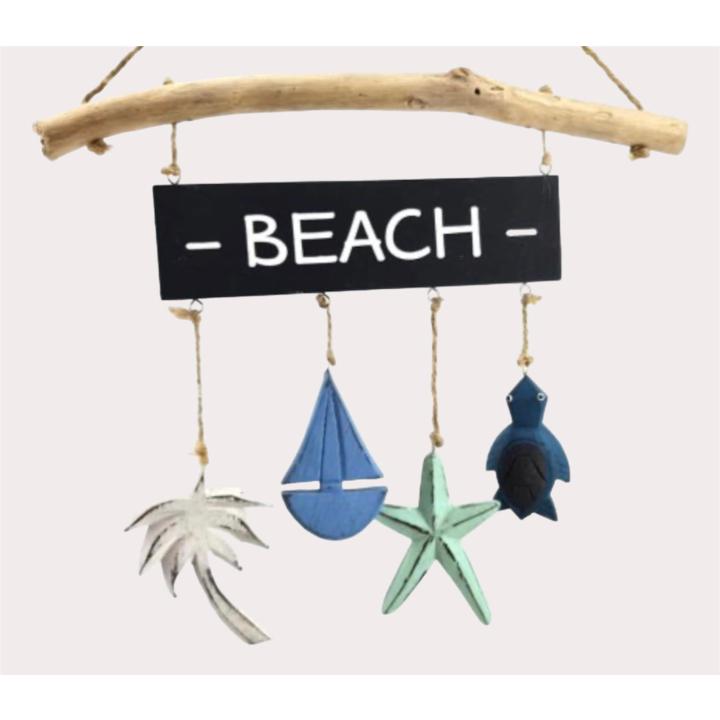 Woodart Decoratie Hanger Beach