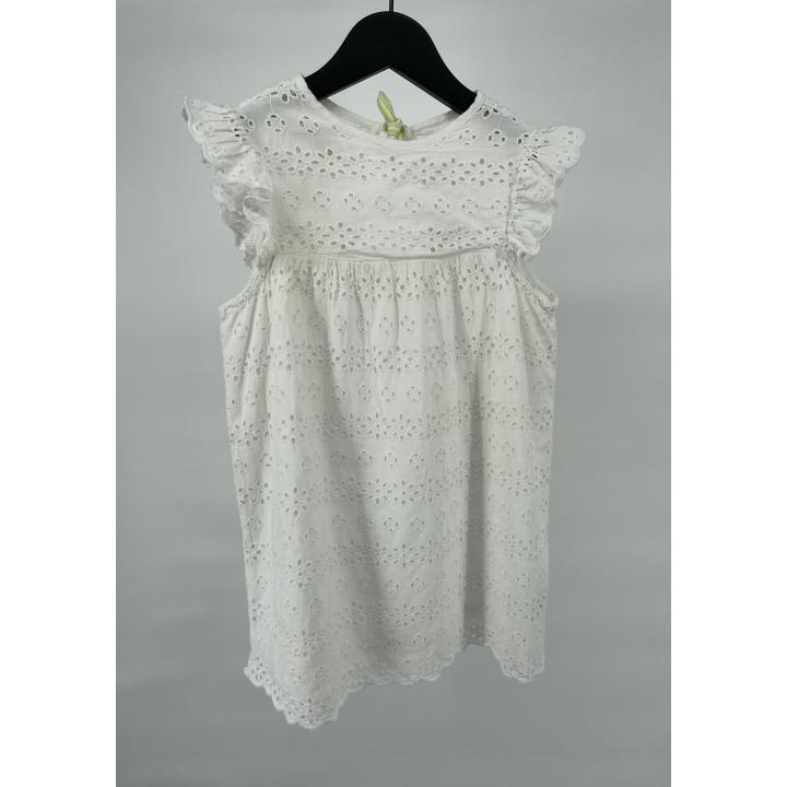 American Outfitters Jurkje Wit Broderie Maat 104