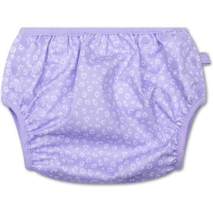 Swim Essentials Zwemluier Wasbaar Lila Panterprint  0-3 jaar