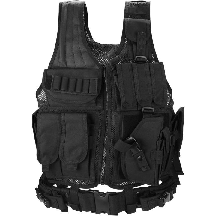 Tactical vest: de ultieme uitrusting voor elke missie - Zwart