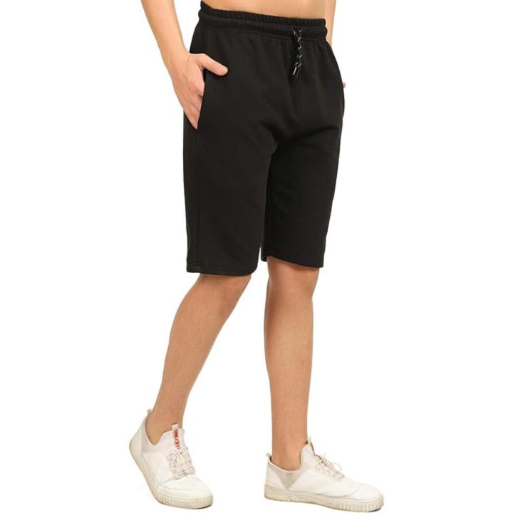 Comfortabele, veelzijdige bermuda shorts voor heren - Zwart - L