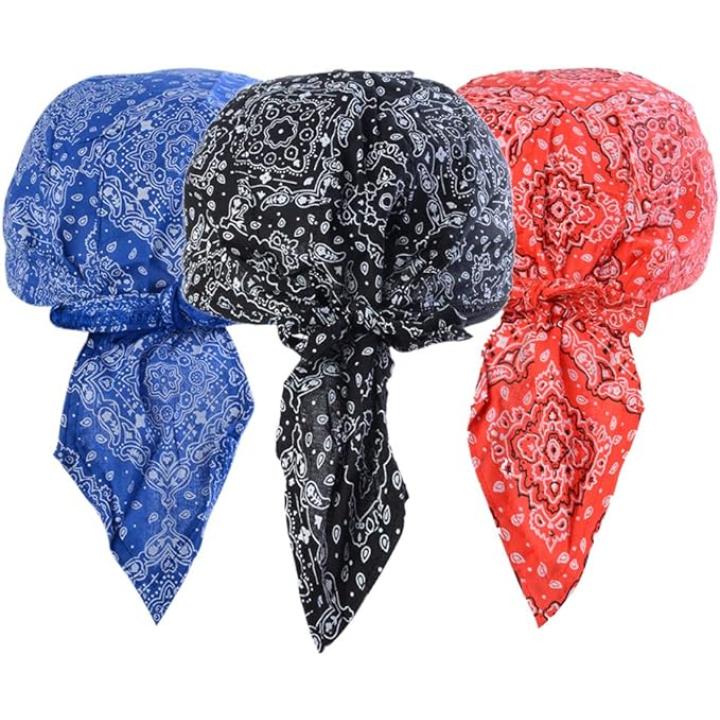 De ultieme multifunctionele bandana voor elke outdooractiviteit - Zwart/Blauw/Rood