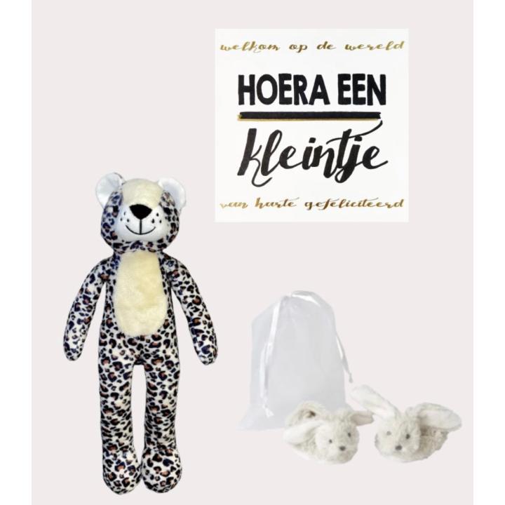 Happy Horse x By Lout Cadeauset Wit Slofjes + Knuffel