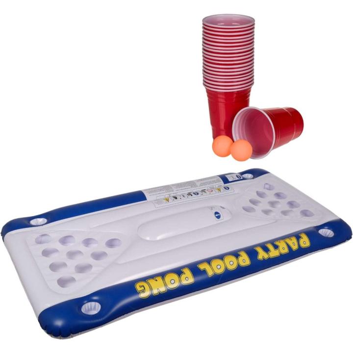 Onvergetelijke zwembadfeestjes met ons opblaasbare beerpong luchtbed