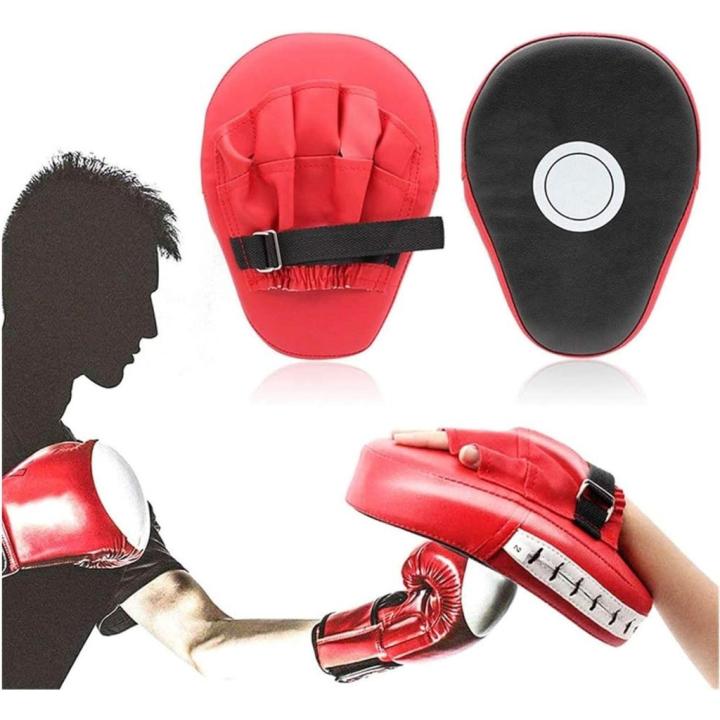 Strike Target Hand Pads MMA Target Muay Thai Pads Palm Pad Target Mitt PU Leer Ponsen Kick Pad Punch Pad Bokshandschoenen voor Muay Thai Kickboksen Vechtsporten Karate MMA Training 2 Stuks