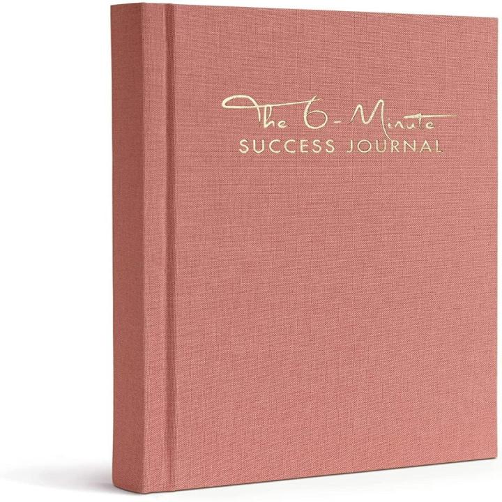 Het 6-Minute Success Journal: Transformeer je Leven met Slechts 6 Minuten Per Dag! - Oudroze Engels 