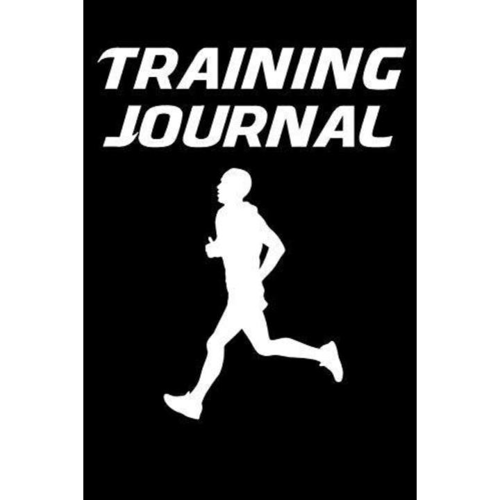 Training Journal: Running Log Book for Runners with Treadmill Pace Conversion Charts for 5k, 10k, Half Marathon, and Marathon - Running Black