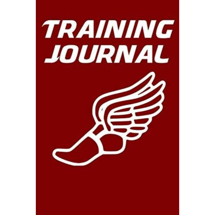 Training Journal: Running Log Book for Runners with Treadmill Pace Conversion Charts for 5k, 10k, Half Marathon, and Marathon - Shoe Red