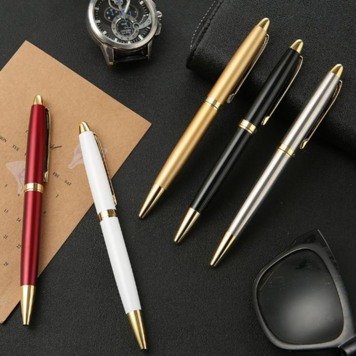 Upgrade uw schrijfervaring met de luxe metalen balpen - Zwart