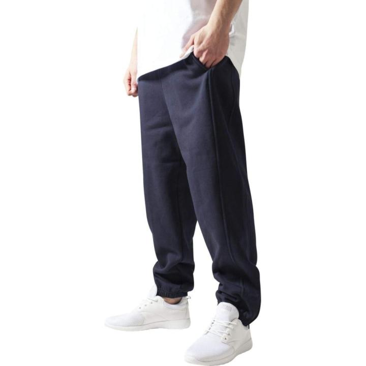 Urban Classics Sweatpants heren Sportbroek - S - Blauw (zwart)