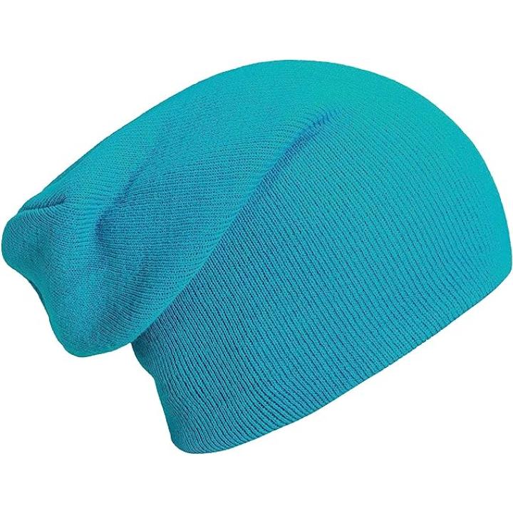 Slouch beanies: de perfecte wintermuts voor dames en heren - Turquoise