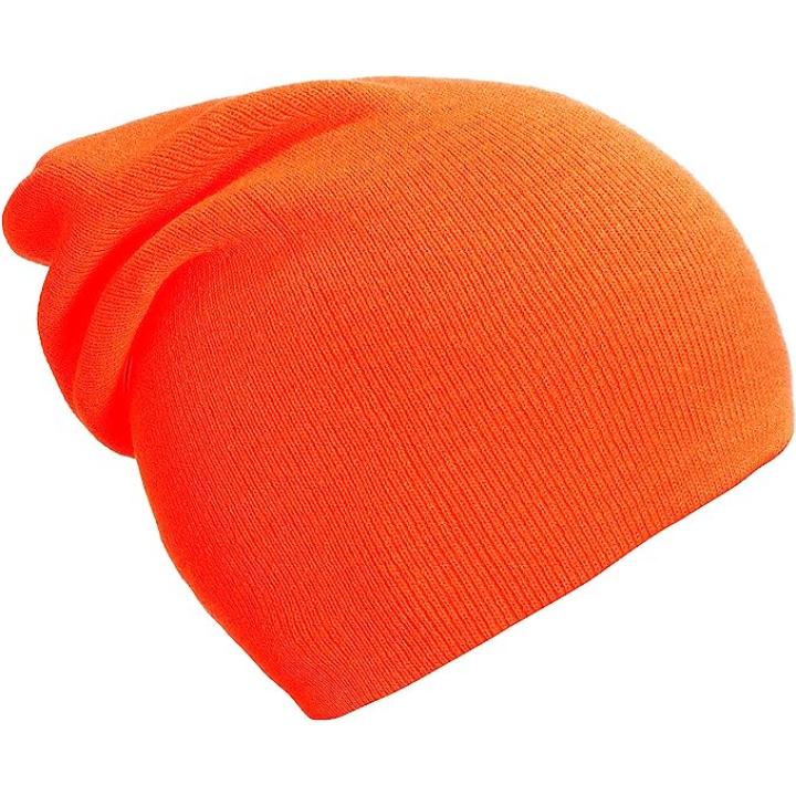 Slouch beanies: de perfecte wintermuts voor dames en heren - Neonoranje