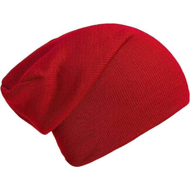 Slouch beanies: de perfecte wintermuts voor dames en heren - Rood