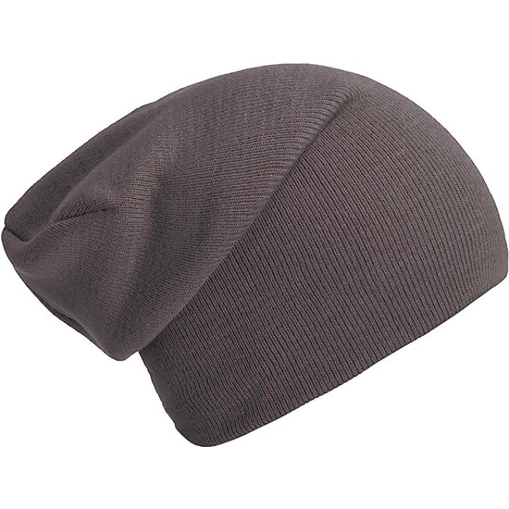 Slouch beanies: de perfecte wintermuts voor dames en heren - Donkergrijs