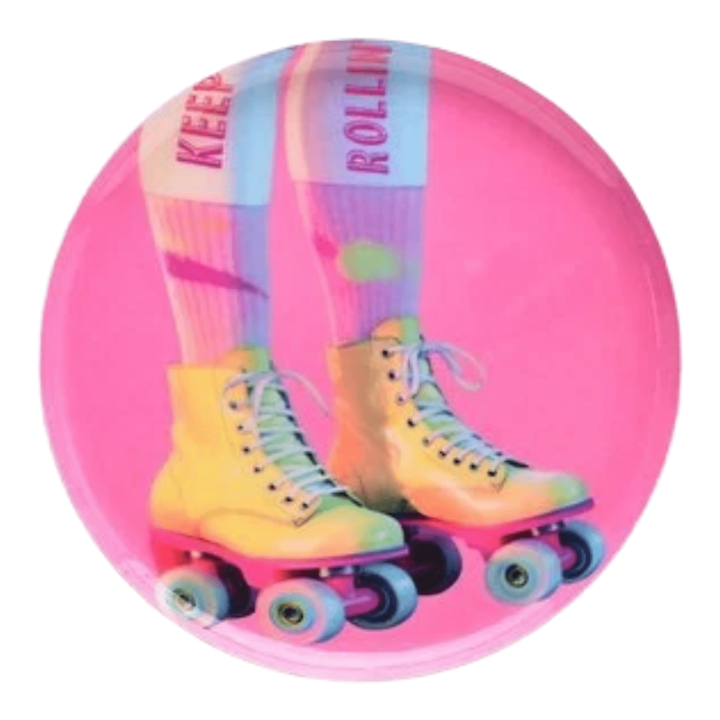 Love plate "roller-skates"