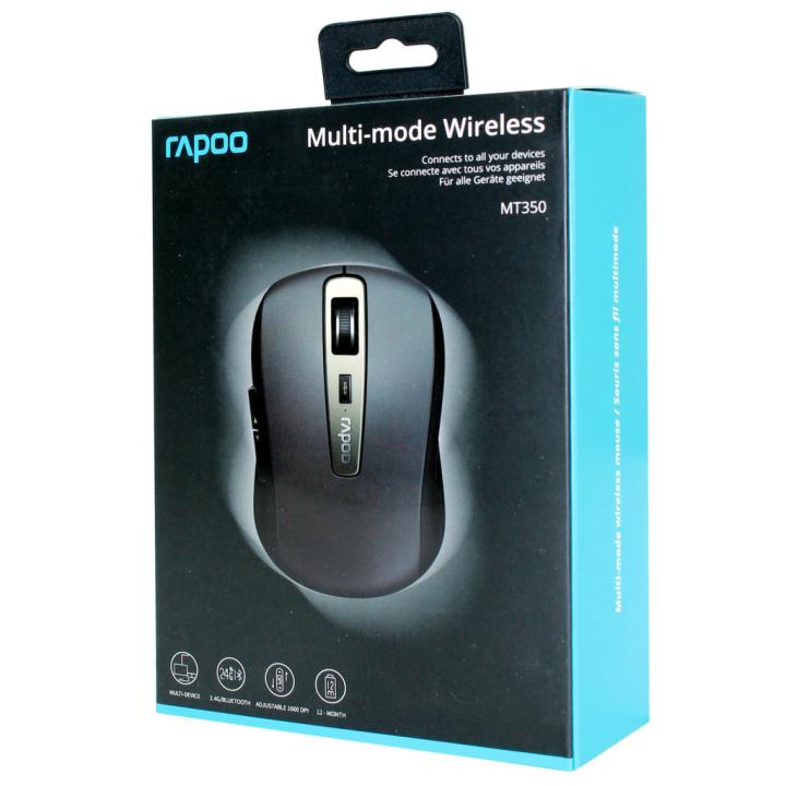 Rapoo Muis Mm 2.4Ghz Zwart Mt350