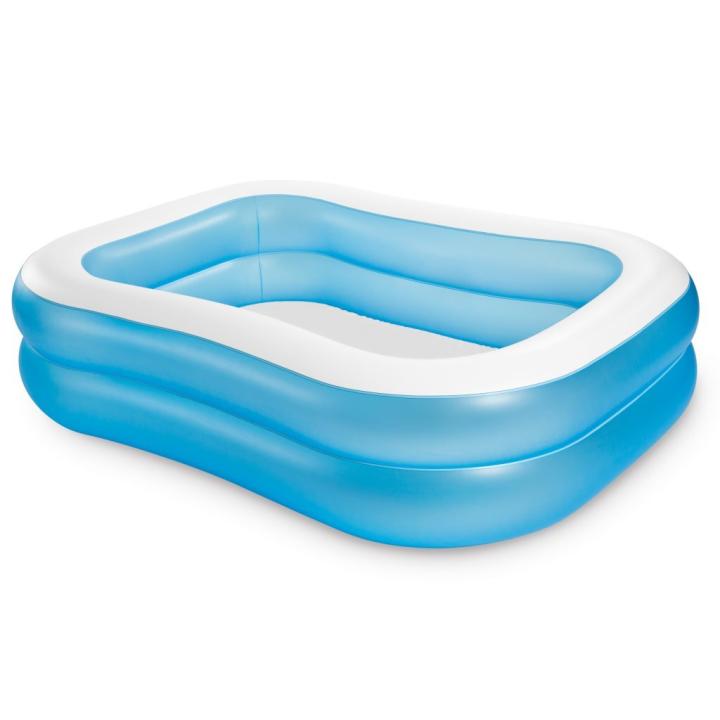 Intex 57180Np Wet Set Collection Family Pool Opblaaszwembad 203X152X48 Cm Blauw/Wit