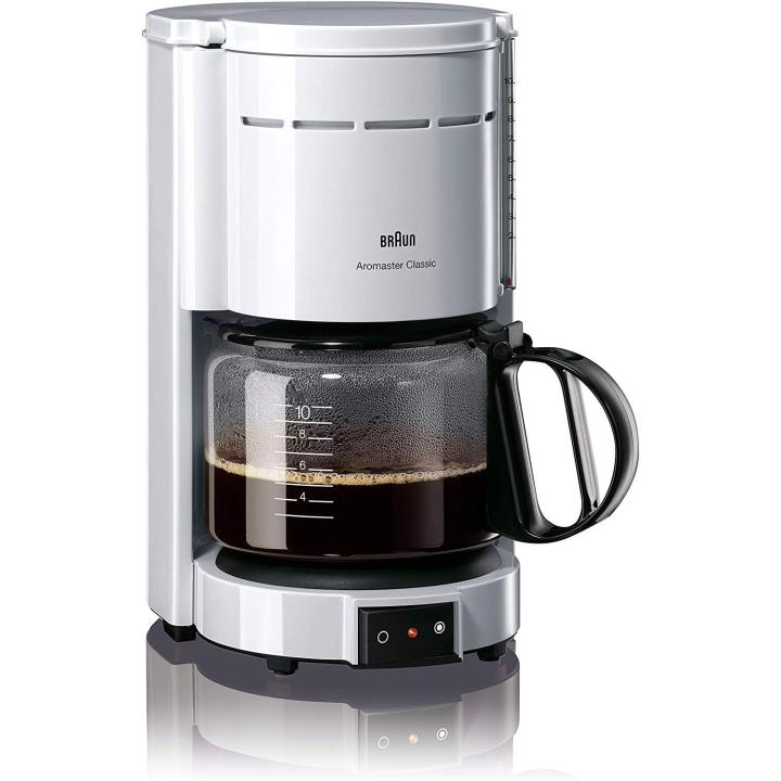 Braun Aromaster Classic K F47/1 - Filter-koffiezetapparaat - Wit - zwart (oud)