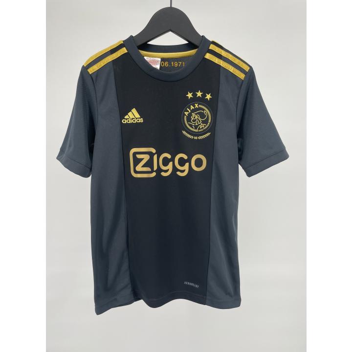 Ajax Voetbalshirt Adidas Zwart 3e shirt 20-21 Maat 146 / 152