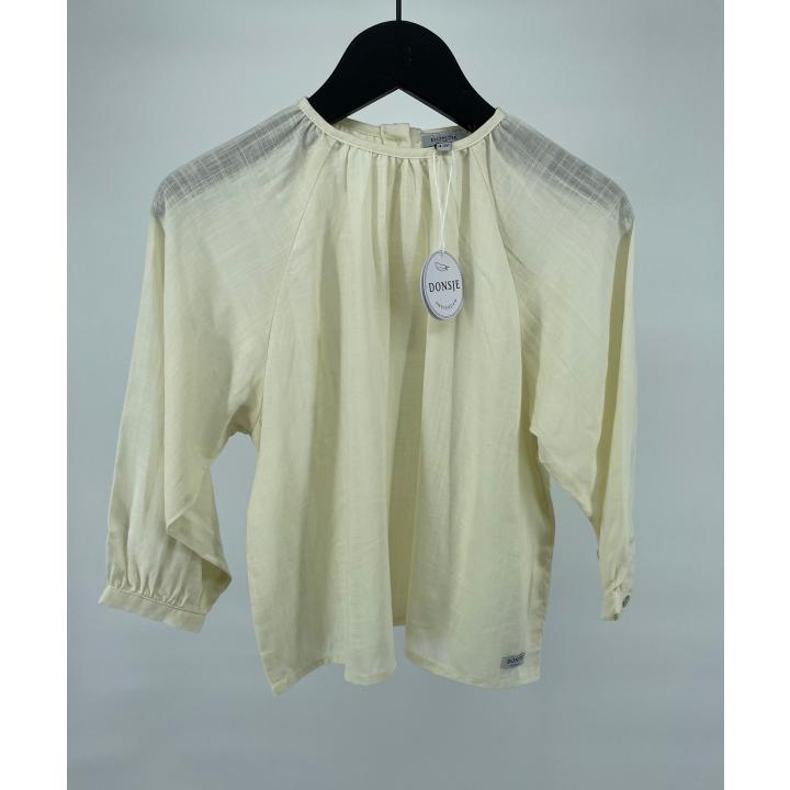 Blouse Lange Mouwen Beige - 104 / 110 - Nieuw