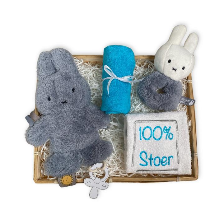 4 delige giftset blauw | Nijntje