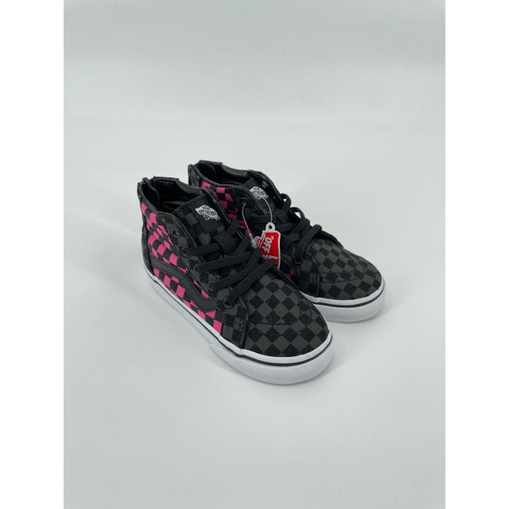 Sk8-Hi Zip Checkerboard Roze Zwart - 25 - Nieuw